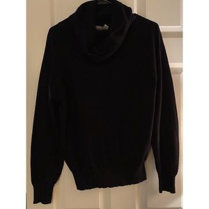 Black Cowl Neck Sweater